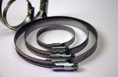 (gas weld. torch) TIGHTENING CLAMP, for paired flexible hose