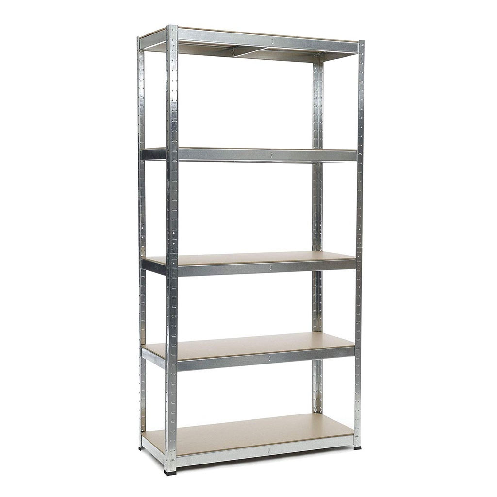 ETAGERE, galvanisée, 225x100x60cm, 5 plateaux mobiles