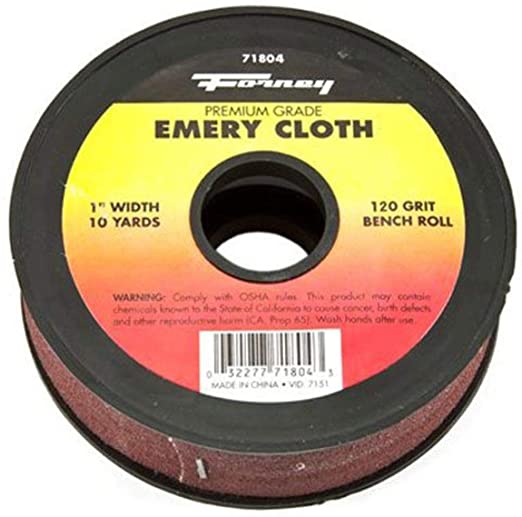 EMERY CLOTH, grit 120, roll 50mmx25m