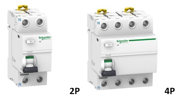 INTERRUPTEUR DIFF. (S-A9R01440) A, 30mA 40A nom, 4P inst.mod