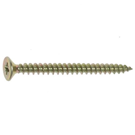 SCREW countersunk, zinc, Ø4x40mm, PZ, for wood, 500pcs