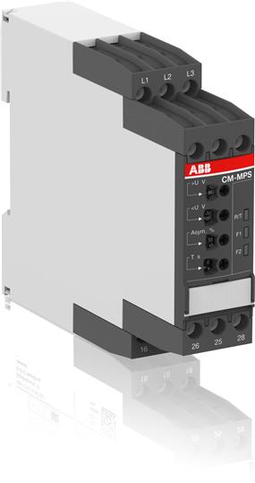 RELAIS (ABB CM-MPS.23P) 3P monit., L1-L2-L3-N=3x180-280VAC