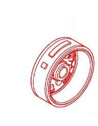 ROTOR complet, XL125L