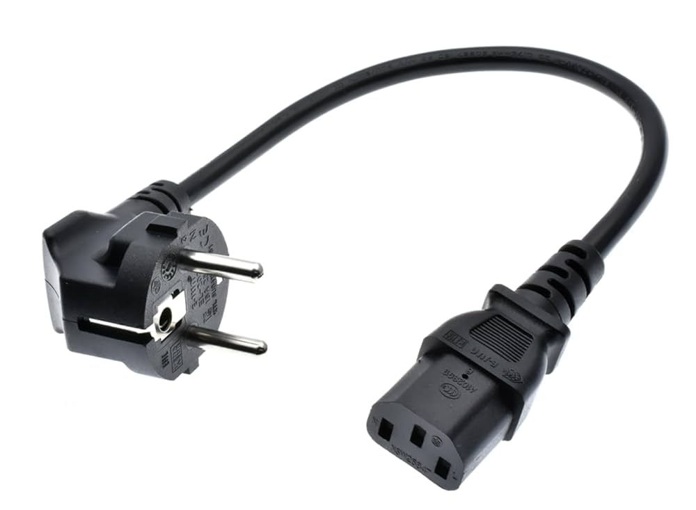 POWER CORD, 1.8m, EUR plug to IEC-320 C13 socket