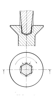 BIT ¼" drive, AW40x25mm