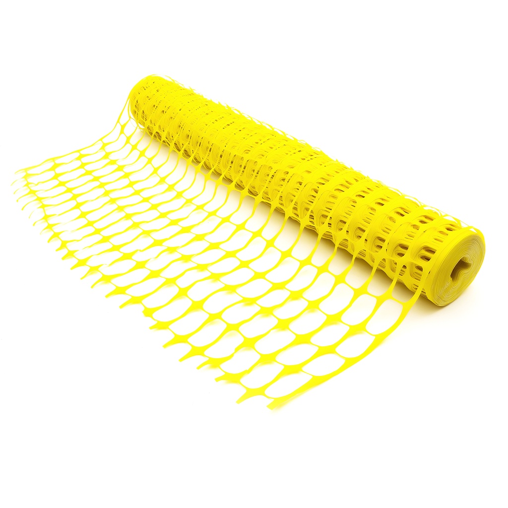 BOUNDARY NET, 1x50m, yellow, roll