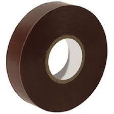 INSULATING TAPE adhesive, 19mmx20m, brown, roll