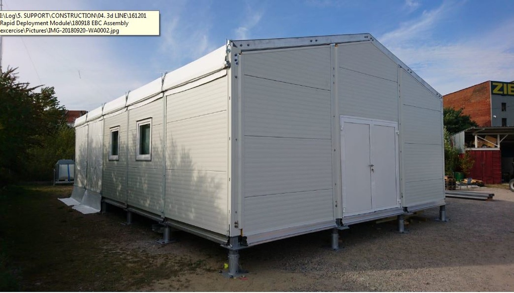 MODULE DEPLOIEMENT RAPIDE (Roder RDM) 12x7,5x4m, phase 2