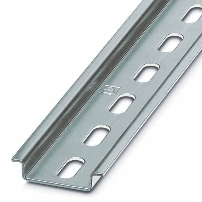 DIN RAIL perforated, 35mm height, 15mm depth, 2m length