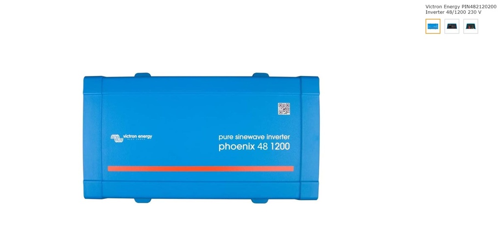 INVERTER (Phoenix) 1200VA/48-230V, Schuko + cabling