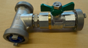 T-COUPLING Storz D, 1x1x1"/25mm, butterfly valve