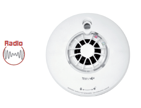 HEAT DETECTOR RADIO autonomous, lithium battery 10 years