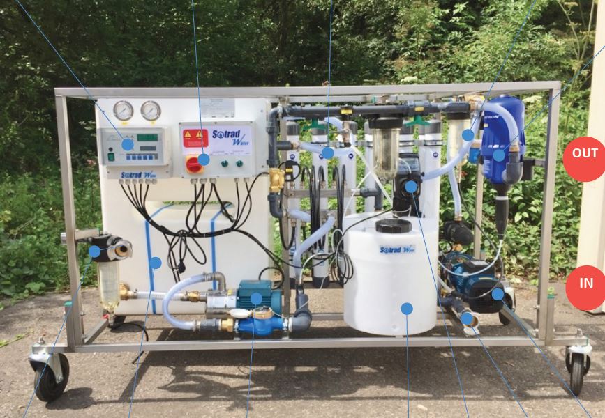 KIT, WATER TREATMENT (Sotrad SW-3-UFS), 3m3/h, max 200 NTU