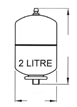 (Unistar 2000-B) PRESSURE TANK (ZMS 547966) 2l