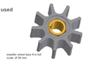 (Unistar 2000-B) IMPELLER NBR (ZUWA 11012912) perbunan