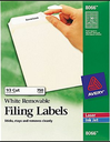 ADHESIVE LABEL 22pcs/A4, ±105x25mm, white, sheet