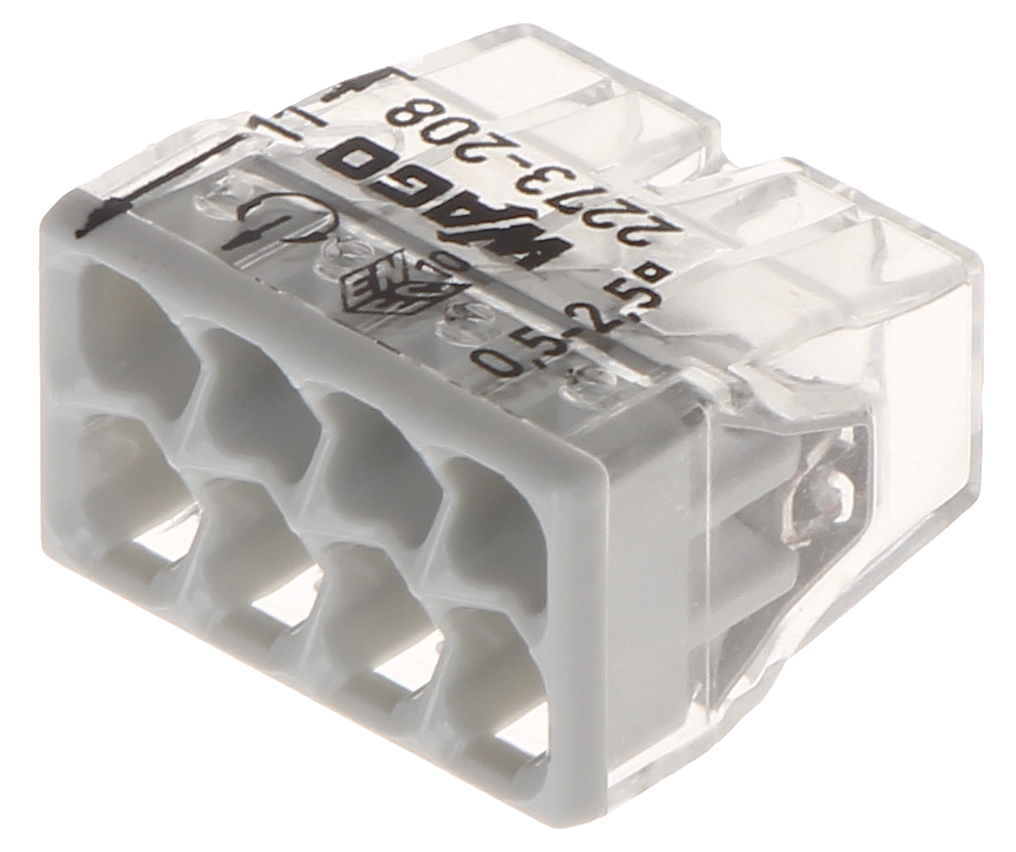 COMMONING BLOCK (Wago) 8x0.75-2,5mm², for rigid wire