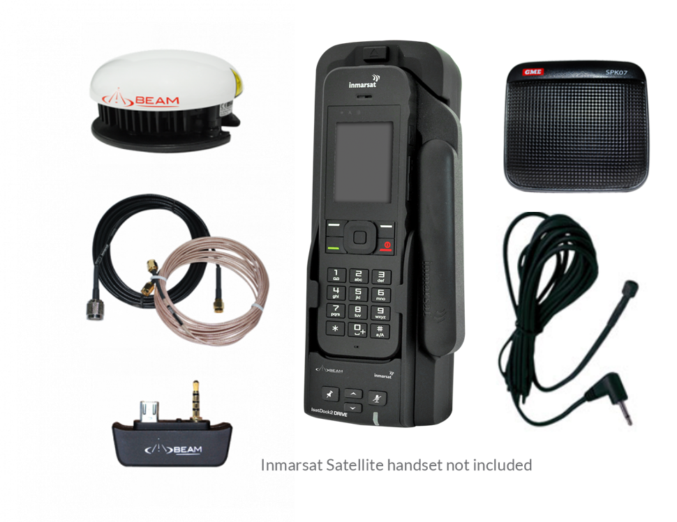 (Inmarsat IsatPhone 2) DOCKING STATION + antenne + câble 13m