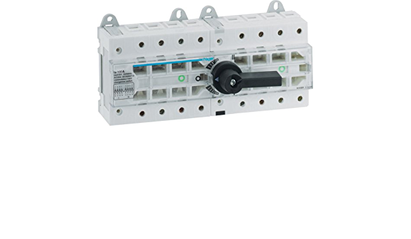 CHANGE-OVER SWITCH manual (Hager HI405R) 4P/100A/IP20, mod.