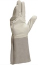 GLOVES, leather, one size, for welding, pair