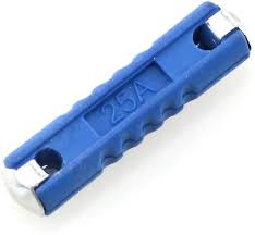 FUSE, steatite type, 6x25mm, 25A, for automotive