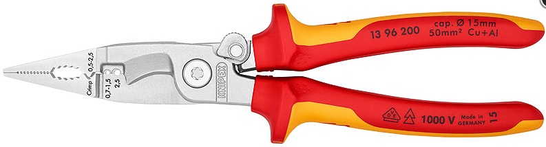 MULTIFUNCTIONAL PLIERS (Knipex 13-96-200) for electrician