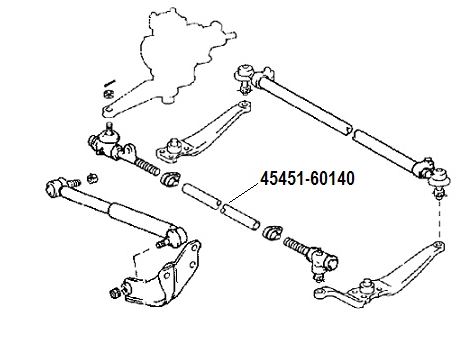 (MK2) TIGE de relais de direction