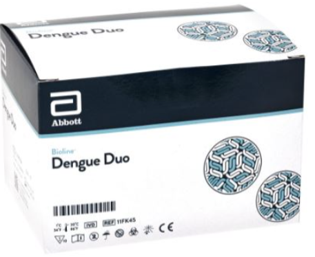 TEST DENGUE NS1/IgM/IgG (Dengue Duo),sér/pl/st,1 test 11FK45