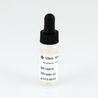 TEST GROUPE SANGUIN, RHESUS anti D (Lorne), 10 ml, fl.