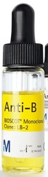 [SSDTBLOG3B-] TEST GROUPE SANGUIN, anti B (BIOSCOT), 10ml, fl.compte-gtt