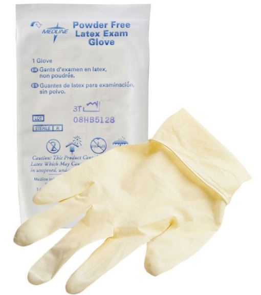 GLOVES, SURGICAL, latex, s.u., sterile, pair, 8