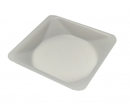 WEIGHING DISH, polystyrene, disposable, square