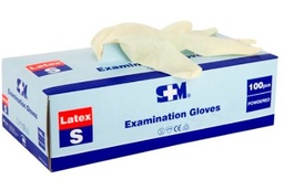 [SMSUGLOE1S-] GLOVE, EXAMINATION, latex, s.u. non sterile, small