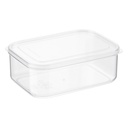 BOX, PLASTIC, transparent,  135 x 95 x 30 mm, first aid kit