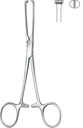 FORCEPS, INTESTINE/TISSUE,ALLIS, 15 cm, 5x6 teeth 50-02-16