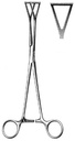 PINCE A TISSUS DE DUVAL, 23 cm, mors 20 mm 17-36-70