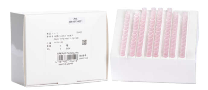 (electrolyte an. Spotchem EL) PIPETTE TIP, pink, rack 10401