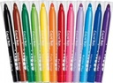 MARKERS, COLOUR, big tip, set of 12