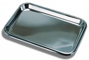 PLATEAU A PANSEMENTS, 30 x 20 x 3 cm, inox