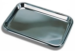 [EMEQTRAD3--] TRAY, DRESSING, 30 x 20 x 3 cm, stainless steel