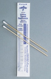 [STSSSWAB15CW2] SWAB, cotton tip, wooden stick, 15cm, ste, s.u., w/o tube