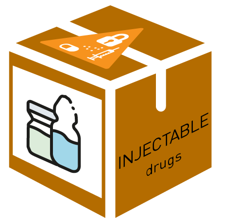 (mod ward) INJECTABLE MEDICINES, precursors