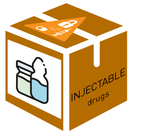 (mod ward) INJECTABLE MEDICINES, regulated