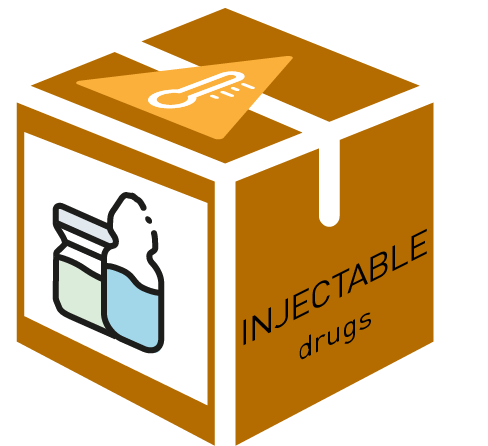 (mod ward) INJECTABLE MEDICINES, cold chain