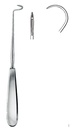 NEEDLE, LIGATURE, DESCHAMPS, 20 cm, sharp, left 13-12-53