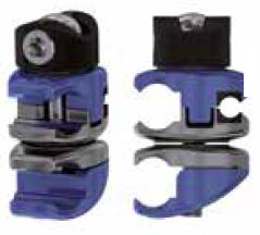 CLAMP, large, for Rod 12mm & Pin 6mm, blue 93010