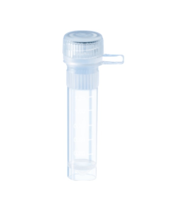 MICROTUBE, 2.0ml, skirted, assembl. attach. screw cap, ster.