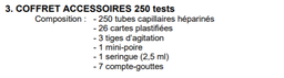 [SSDTTRYT2AT] TRYPANOSOMA gambiense TEST (CATT), accessories for 1 test