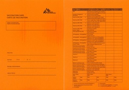 [SMSTCARI02E] CARD, IMMUNIZATION, French/English, A5, recto/verso 2017