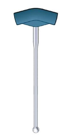 SCREWDRIVER, 8 mm, ball-tip, T-handle, 8 x 330 mm